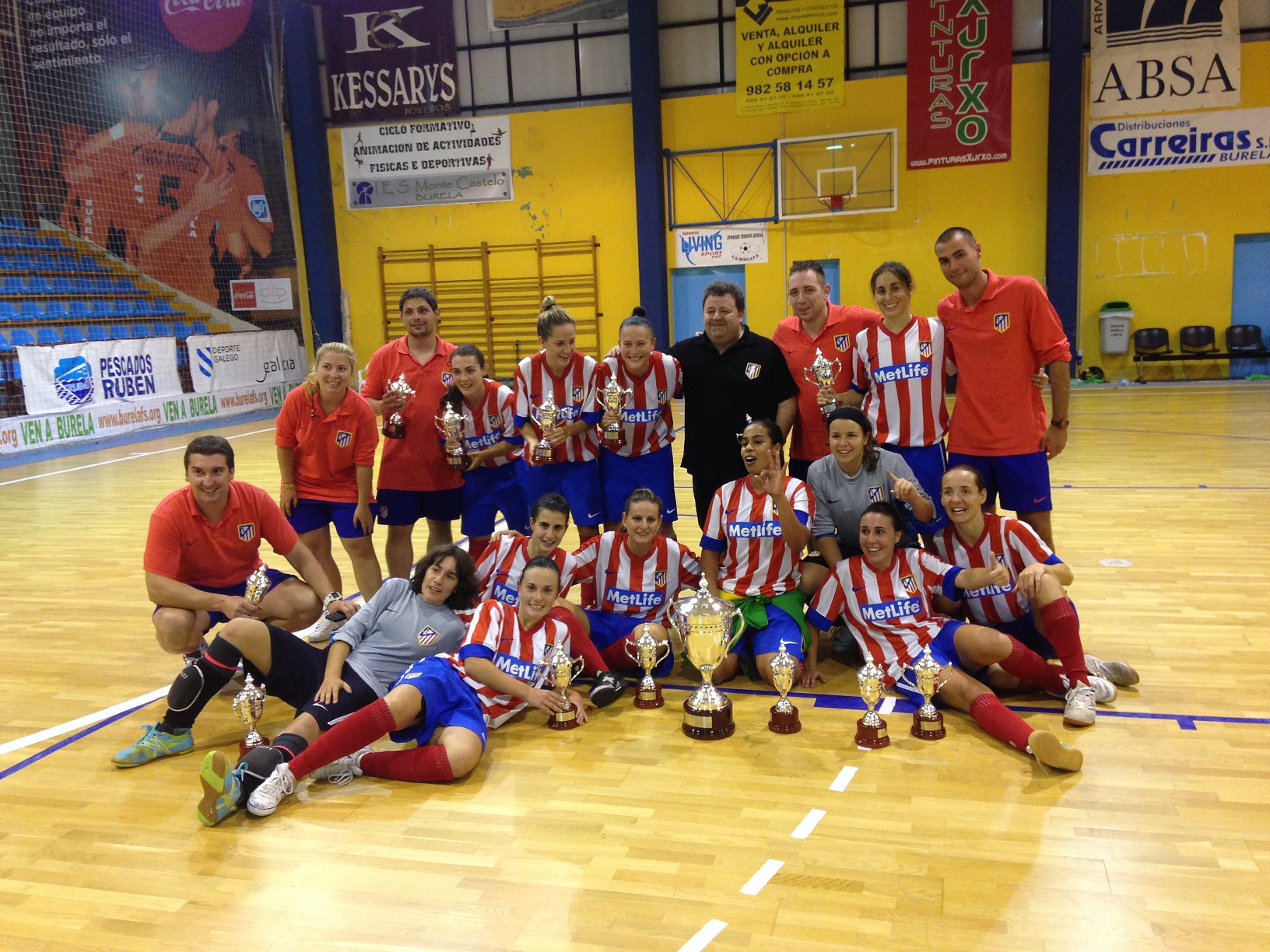 AZ Gold Women, Sinnai, Atlético de Madrid Navalcarnero, Burela FS, Quinta dos Lombos, SL Benfica, жіночий футзал, womens futsal