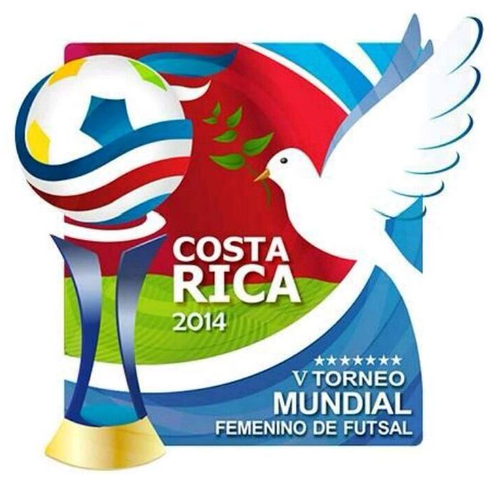 Costa Rica Mundial, futsal mundial 2014, femenino, V Torneio Mundial de Futsal Feminino, FIFA, UEFA, жіночий футзал, минифутбол, ФФУ, logo
